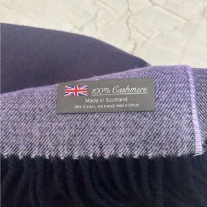 Purple Cashmere Scarf